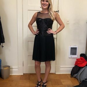 BCBG Black Corset Cocktail Dress